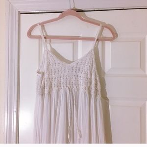 Boho White Maxi Dress